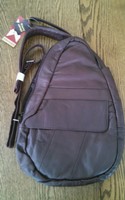 Handcrafted Black Genuine Leather Zip Strap Backpack Shoulder Bag Handbag Handcrafted Black Genuine Leather Zip Strap Backpack Shoulder Bag Handbag