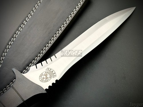 Handgefertigtes Leon Kennedy Messer Replik, Resident Evil, RE4, Lederscheide, zwei Größen - Bild 26 von 26