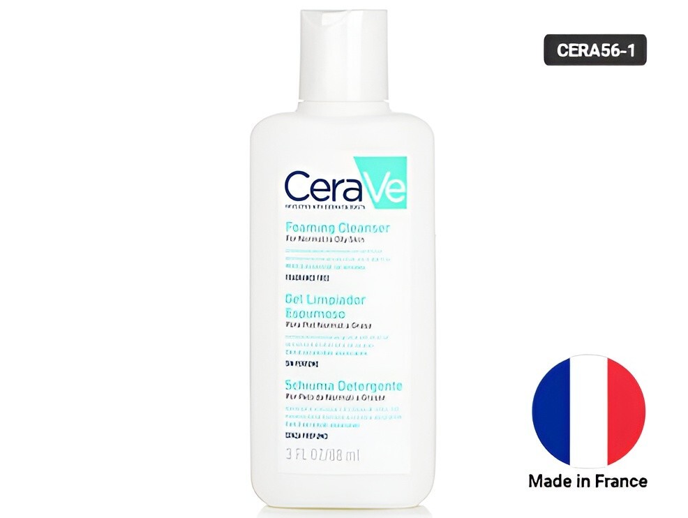 Cerave Foaming Cleanser Normal to Oily Skin 88ml French Formula