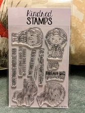 Kindred Stamps Long Hair Don't Care Stamps  Rapunzel Tangled Horse