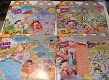 Bobby's World/McDonald’s 1993 COMPLETE SET OF 4 Happy Meal Boxes - BRAND NEW!!