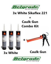 Sikaflex 221 White Multi-Purpose Sealant/Adhesive 10.1 fl. oz 3pk w/ Caulk Gun