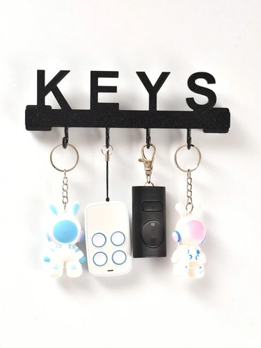 KEYS HOME Wandmontage Schlüsselhalter ohne Bohren Eingang Organizer mit Haken - Bild 7 von 10