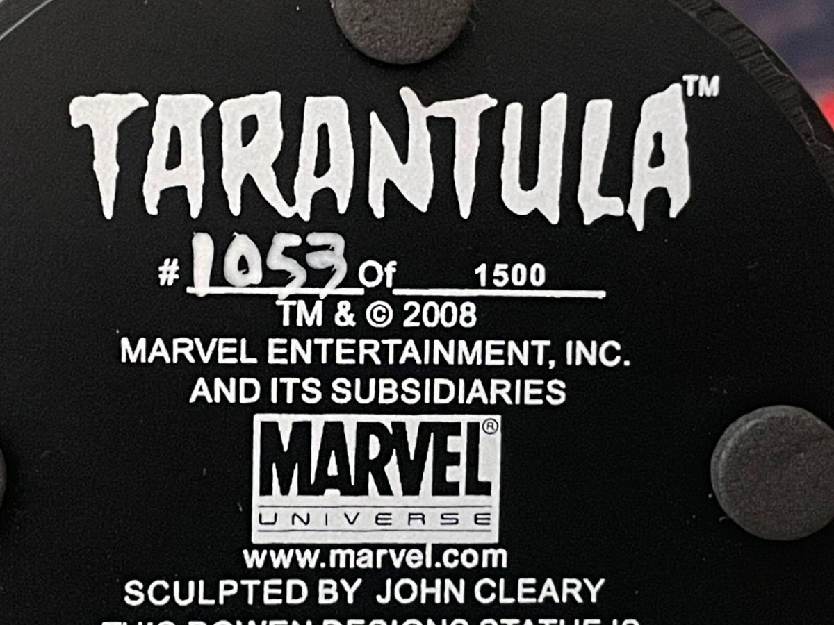 Bowen Marvel Spider-man Tarantula Mini-Bust 1053/1500 | eBay Bowen Marvel Spider-man Tarantula Mini-Bust 1053/1500 | eBay