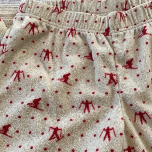 Kinder Unisex Katze & Jack Weihnachten PJ Hose mit Ski Schneebällen Grafikdesign Small - Bild 2 von 4
