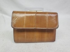 Brown Eel Skin Wallet   