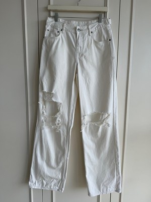 new ksubi womens denim jeans low rider halo white 26 8 trash