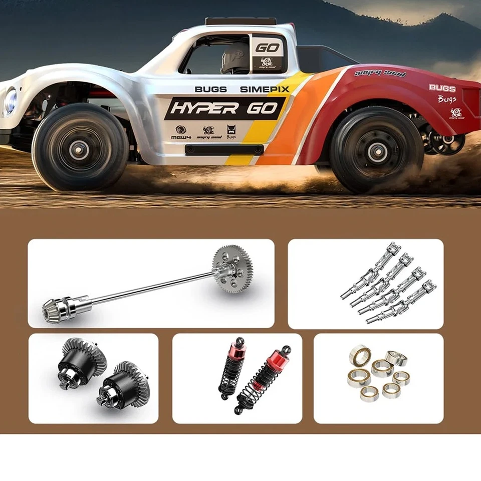 MJX RC 14211 Hyper Go 1/14 Brushless Short Course Truck - Image 4 of 4