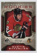 2006 SP Game Used Edition Authentic Rookies Gold /100 Dustin Byfuglien #110 0uj7