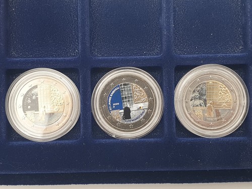 Lot de 27 pièces de 2 euros € colorisées color coin Allemagne et Luxembourg - Picture 8 of 17