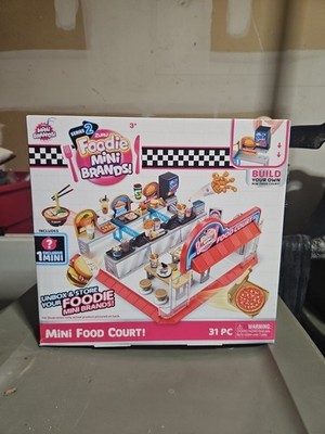 Foodie Mini Brands Mini Food Court Playset with 5 Surprises Zuru