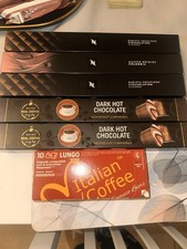 Nespresso Capsules Hot Chocolate , Lungo,Colombian, Coffee Pods, 60-Count Lot