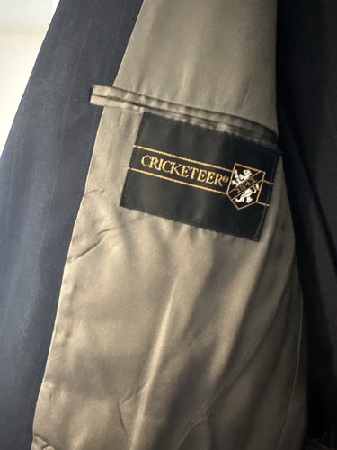 Cricketeer Men's Suit Vintage Wool Grey 18in Wide Sleeve 24inches AND Pants - Picture 8 of 8