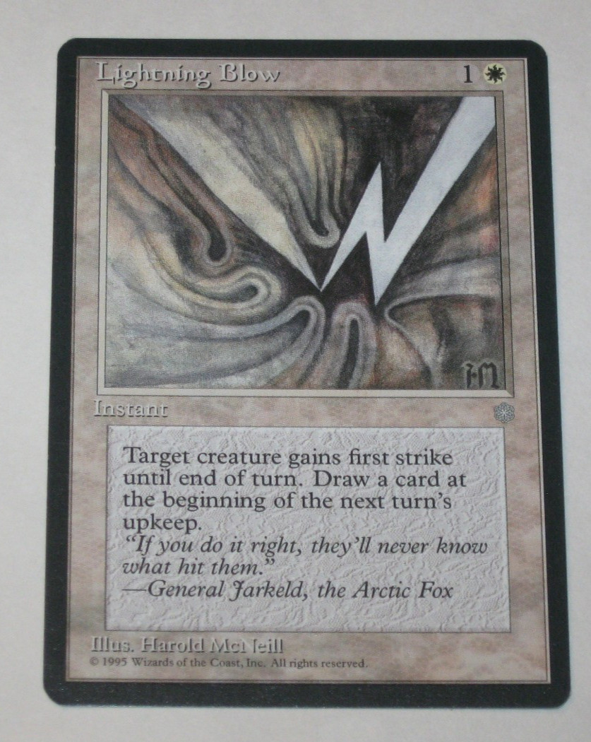 Lightning Blow - Ice Age - MTG Magic the Gathering