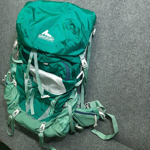 Gregory Women's Medium Cairn 58 Backpack Teal Backpacking Hiking READ - Picture 3 of 16