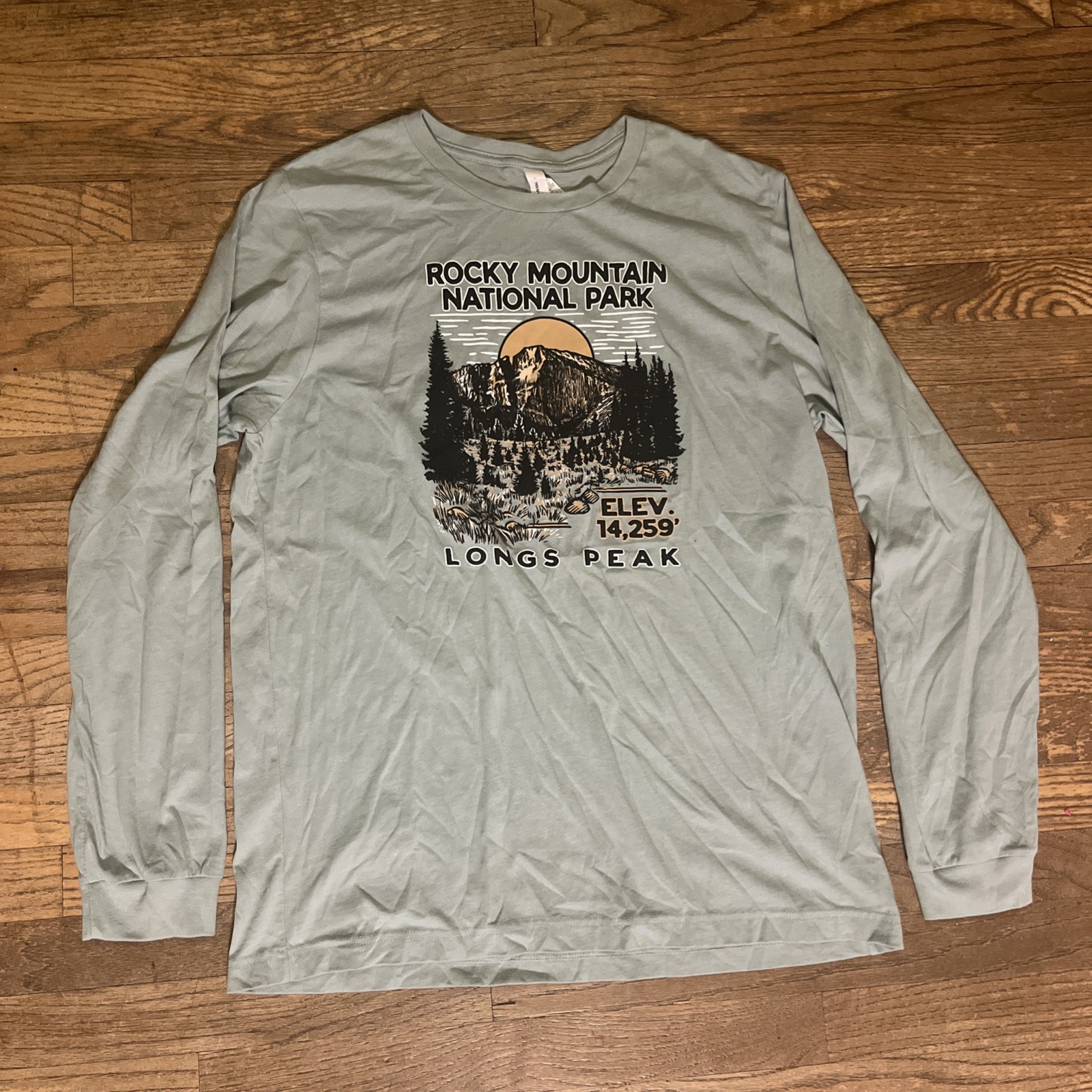 Rocky Mountain National Park long-sleeve t-shirt Size XL Fast Shipping