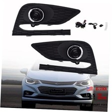 2Pcs Fog Light Assembly with Bulbs Switch and Wiring Kit Replacement for Cruze