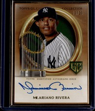 2024 Topps Gilded Collection Gilded Champions Mariano Rivera Auto /25