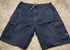 Vintage 90s Ocean Pacific OP Sport Mens Large Distressed Spell Out Cargo Shorts