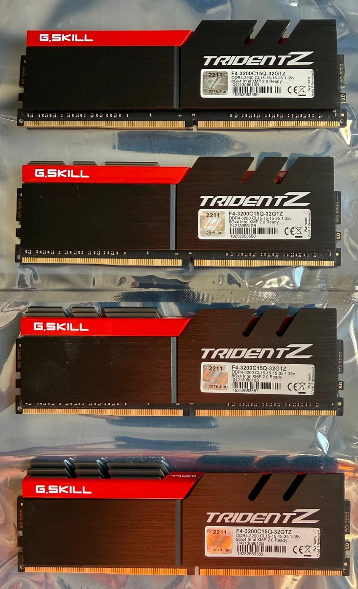 Mydoso　G.SKILL DDR4-3200 ８Gx４ 32GB G. SKILL Computer Memory (RAM) 32 GB Total Capacity 4 Modules for