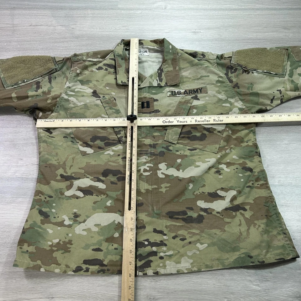 US Army Jacket Mens Extra Large Camo OCP ACU Combat Coat Ripstop Military - Image 4 of 4