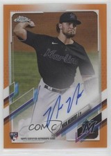 2021 Topps Chrome Rookie Orange Refractor 2/25 Nick Neidert #RA-NN Auto 8k4