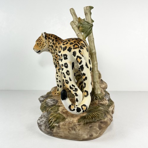 Home Interiors Masterpiece HOMCO Porcelain Leopard Endangered Species #1127801 - Picture 4 of 8