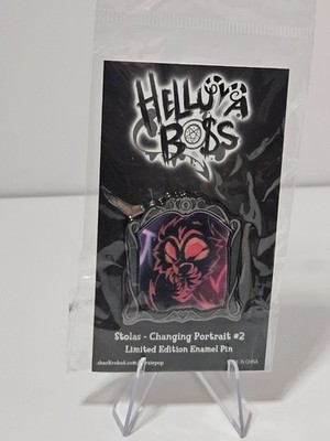 Helluva Boss Stolas Demon Changing Portrait 2 Lenticular Pin