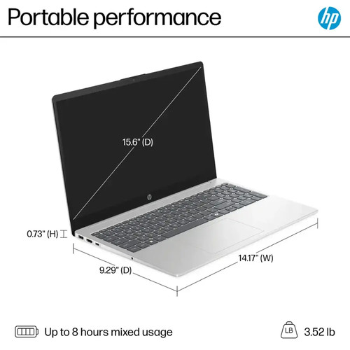 New HP 15.6" HD Touchscreen Core i3-1315U 8GB 256GB PCIe SSD Webcam Windows 11 - Picture 10 of 10