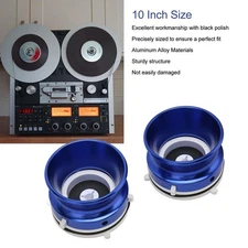 2Pcs NAB Hub Adapters for Studer ReVox Polished Aluminium 10inch Opener
