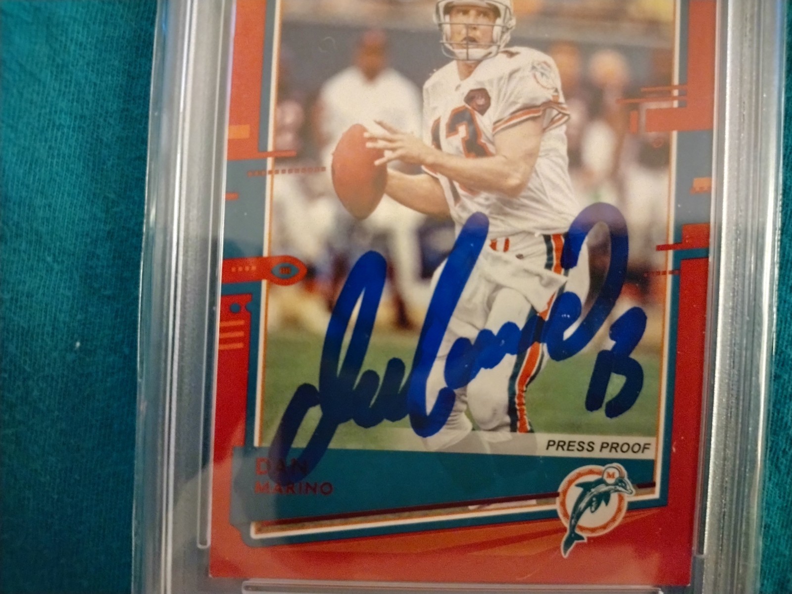 Dan Marino Autograph 10 PSA 7  view 3
