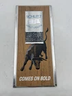 Vtg 1971 Schlitz Malt Liquor 3D Bull Beer Bar Sign 15"x7.5" Comes On Bold!