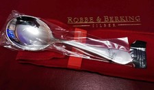 ROBBE & BERKING ECLIPSE SAHNE - TASSEN L&Ouml;FFEL 925 SILBER BESTECK UNBENUTZT