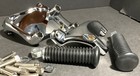 Chrome Passenger Rear Foot Pegs Mount Kit for Harley Sportster XL883 1200 48 72