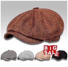 Newsboy Hat Peaky Blinders Tweed Cabbie Origi...
