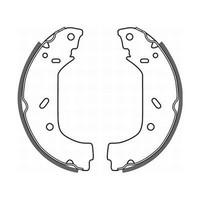 Bremsbackensatz Hinterachse FüR CitroËN Peugeot Fiat Lancia Evasion