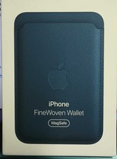 Genuine Apple iPhone FineWoven Wallet with MagSafe - Pacific Blue