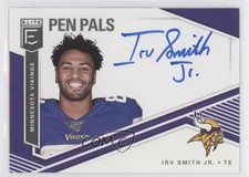 2019 Panini Donruss Elite Pen Pals Blue Ink Irv Smith Jr #PP-IS Auto 0g0p
