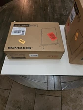 SONGMICS Mobile Wire Shelving Unit with Casters