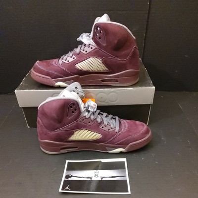 Air Jordan V 5 retro LS “Burgundy suede” Deadstock. Size 10 - 2006 Air Jordan V Retro Burgundy in Deadstock  main image 3