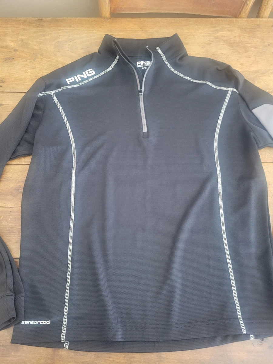 Pull De Golf Ping SensorCool Homme – XL – Gris – 1/4 Zip – Occasion