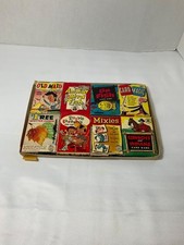 VTG ED-U-CARDS Card Games Go Fish Old Maid Cowboys Indians Card Magic 1940-1950s