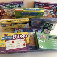 Learning Center Lakeshore Activity Set Lot Of 9 Games 7 Homeschool Education