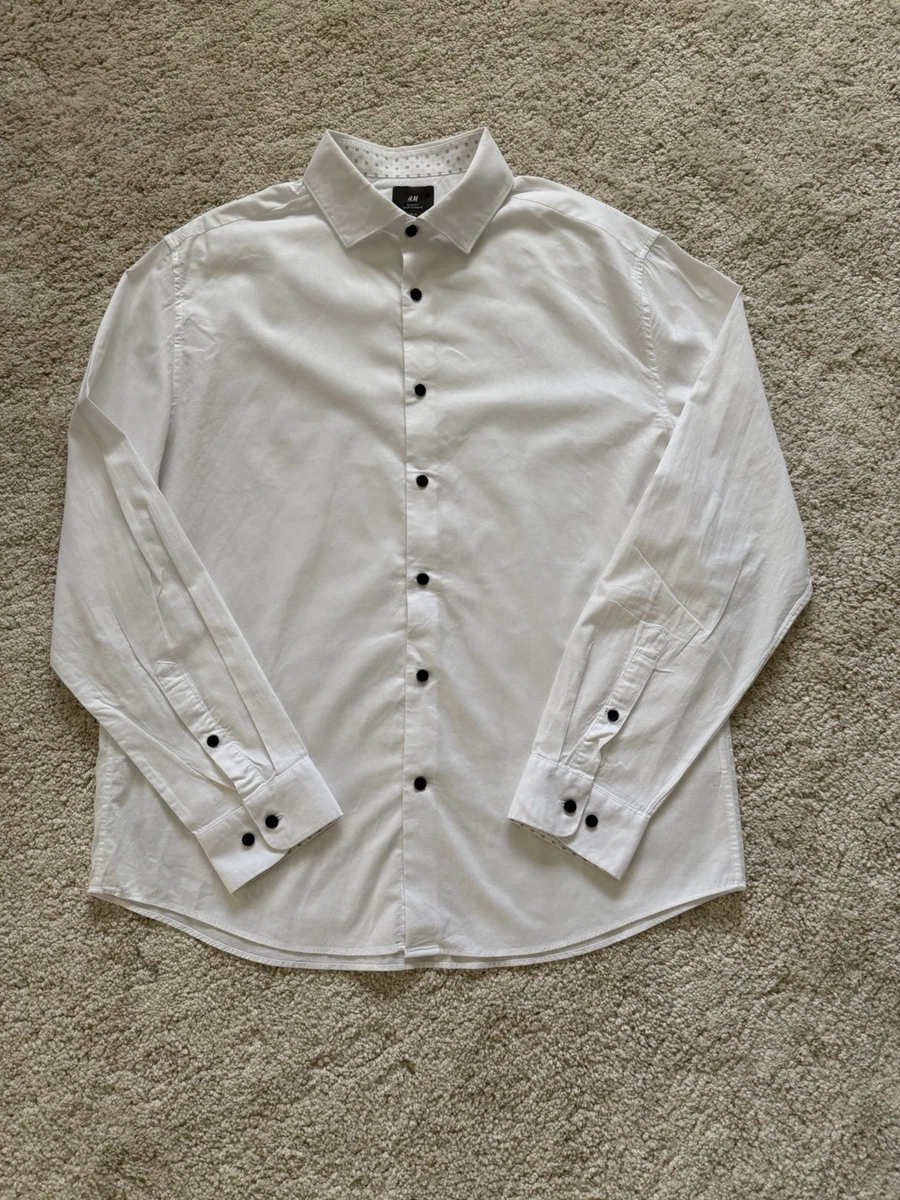 H&M Slim 100% Cotton Dress Shirts for Men for sale | eBay