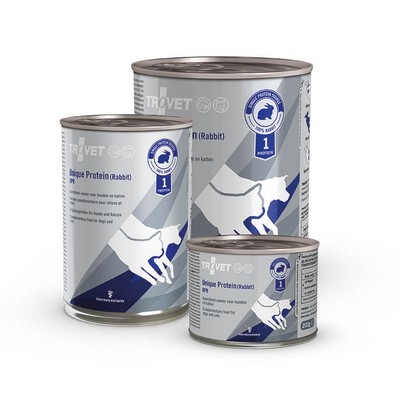 Trovet Unique Protein Kaninchen (UPR) 800g Nassfutter für Hunde und Katzen