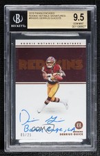 2018 Panini Encased Rookie Notable Signatures /25 Derrius Guice BGS 9.5 Auto 5ov