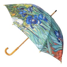 Clifton Printed Irises Design Umbrella