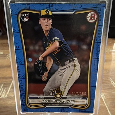 Topps 2026 Bowman Jacob Misiorowski RC Blue Stat Border #35 117/150 “Next-Nolan”