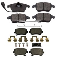 BremsbeläGe Vorn + Hinten FüR VW Passat 3C B6 B7 Tiguan Vorderachse Hinterachse