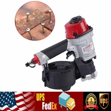 CN55 Pneumatic Coil Siding Nailer Industrial Portable Nail Gun 75psi-100psi